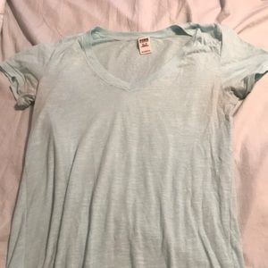 Plain blue pink tee
